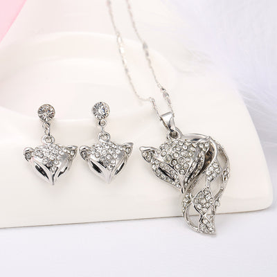 Conjunto de Collar y Aretes Zorro Elegante - Image 5