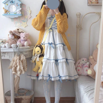 Vestido Lolita Dollori Vintage con Moño de Cintas - Image 2