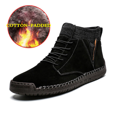 Zapatos Artesanales Talla 48 de Algodón para Hombre - Comodidad Oversized - Image 7