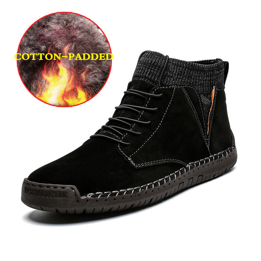 Zapatos Artesanales Talla 48 de Algodón para Hombre - Comodidad Oversized - Image 7
