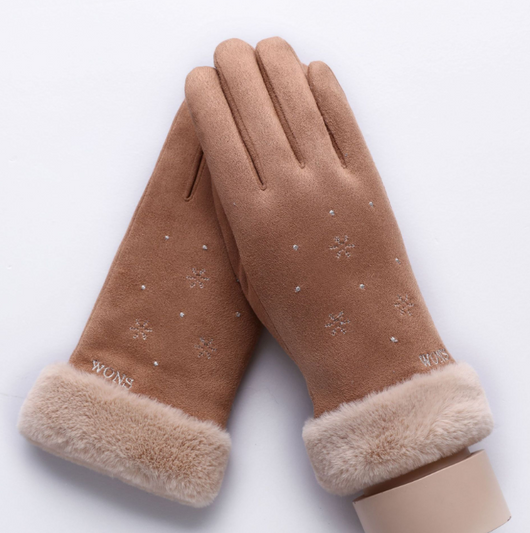 Guantes Térmicos de Cachemira para Mujer con Oso Adorable y Pantalla Táctil - Image 25