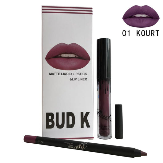 Labial Líquido Mate BUD K - Color Intenso de Larga Duración