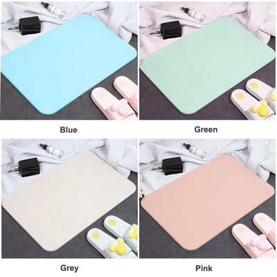 Tapete de Baño Absorbente Diatomita Antideslizante Premium - Image 3