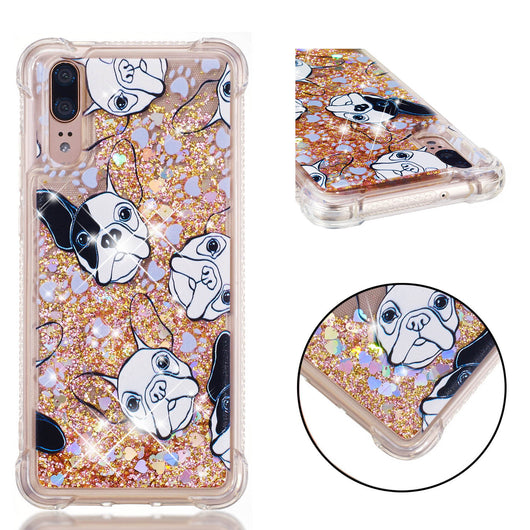 Funda TPU con Purpurina Fluida Transparente - Image 9
