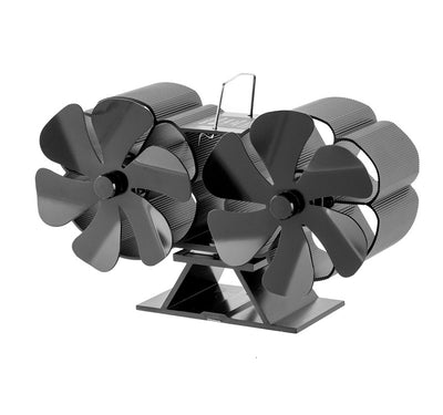 Ventilador Térmico de Chimenea Doble Cabezal 12 Aspas - Image 3