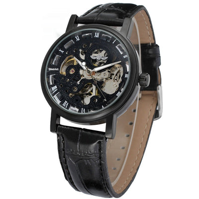 Reloj Mecánico Winner con Esfera Transparente y Correa de Acero - Image 8
