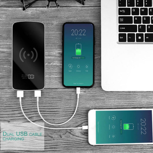 Powerbank Inalámbrico Espejo 10000mAh con Carga Rápida Personalizable - Image 5