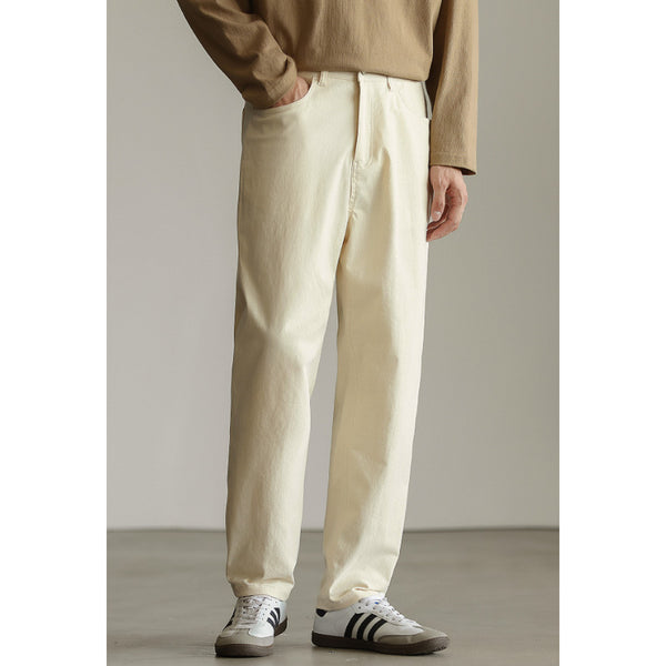 Pantalón Cropped Recto de Mezclilla Elástica - Image 3