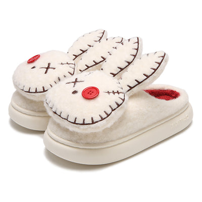 Pantuflas de Algodón con Personalidad Villana - Conejo Pirata para Mujer - Image 5