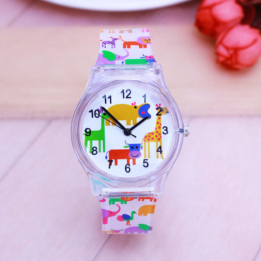Reloj Transparente de Gelatina para Niños y Niñas - Image 2