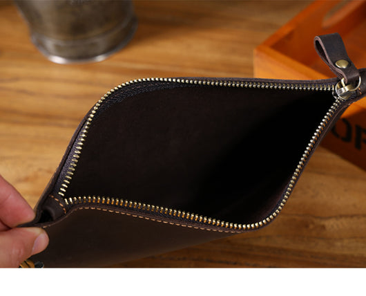 Cartera Minimalista de Cuero Crazy Horse para Hombre - Image 14