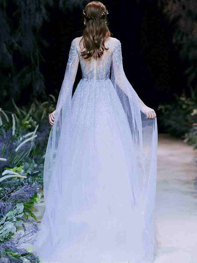 Vestido de Noche Lujo Minimalista para Bodas y Eventos - Image 10
