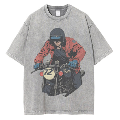 Playera Vintage Hombre con Diseño Pintado - Image 7