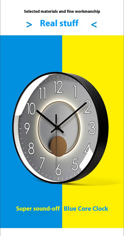 Reloj de Pared Silencioso Lujo Americano para Sala de Estar - Image 19