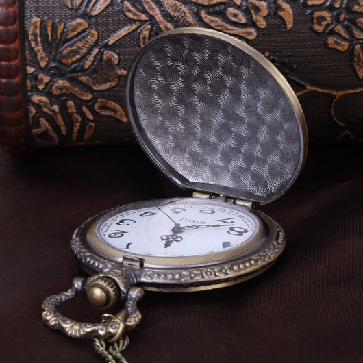 Reloj de Bolsillo Cupido Bronce Europeo Americano - Image 3
