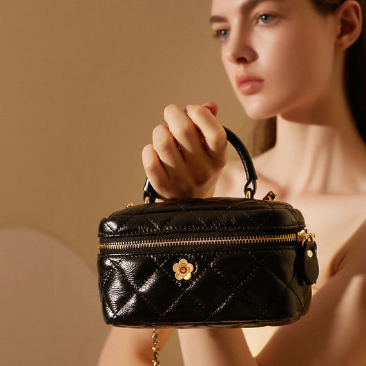 Bolso Crossbody Estilo Occidental con Diseño de Rombos para Mujer
