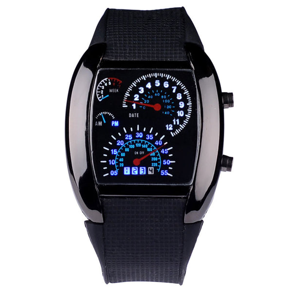 Reloj Electrónico de Aviación con Diseño Creativo
