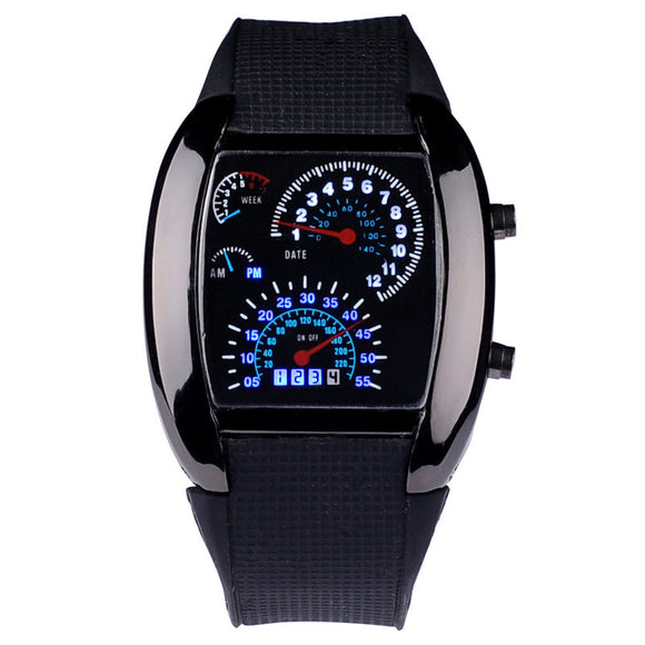Reloj Electrónico de Aviación con Diseño Creativo