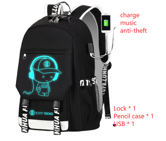 Mochila Inteligente para Hombre con Carga por Voz y Luz LED - Image 6