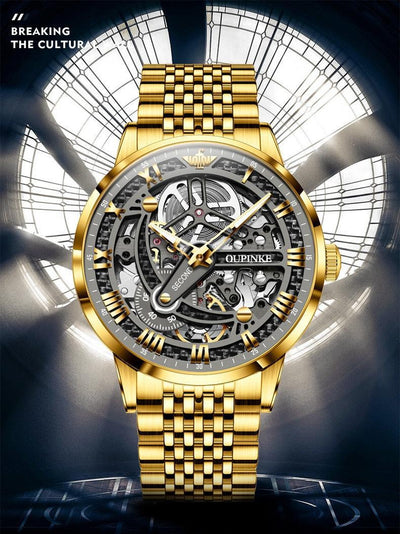 Reloj Mecánico Automático Hueco de Lujo para Hombre - Image 21
