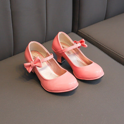 Tacones Altos Brillantes con Moño para Niñas - Image 13