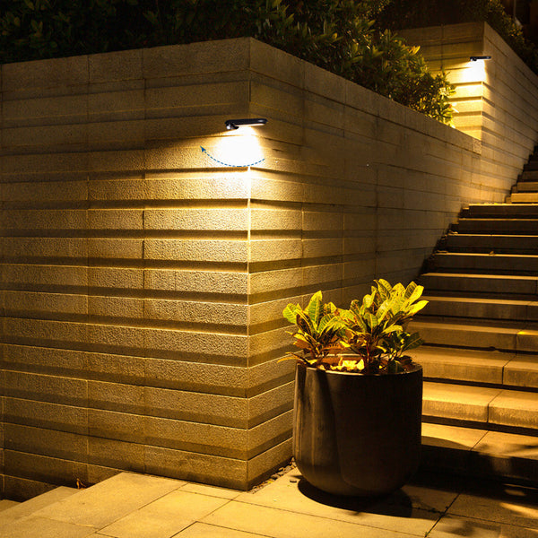 Lámpara Solar LED de Pared con Sensor de Movimiento