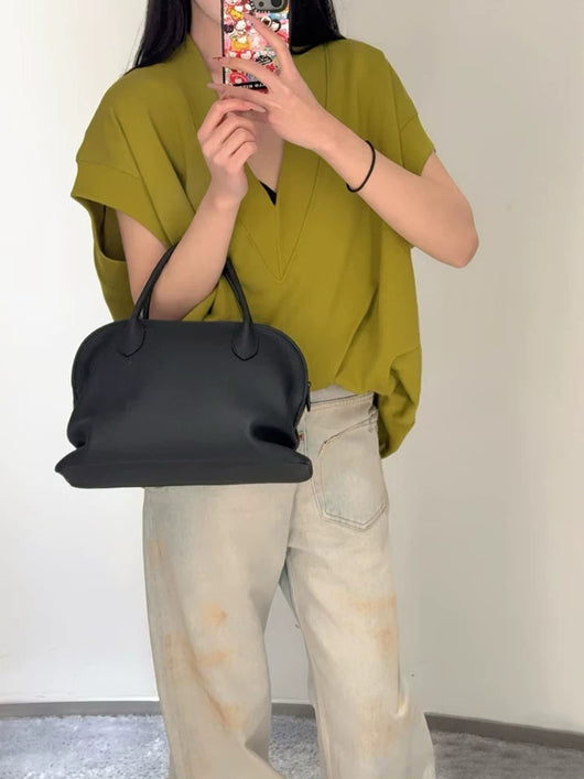 Bolso Minimalista de Cuero Genuino Estilo Old Money para Mujer - Image 14