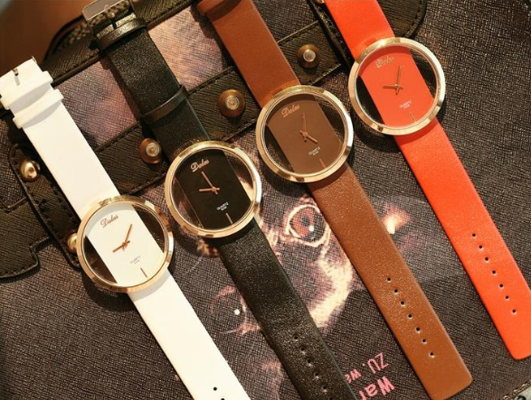 Reloj Hueco Elegante para Mujer
