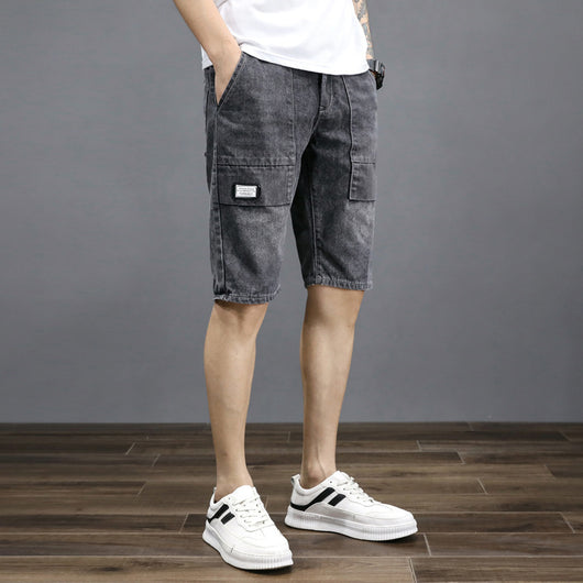 Shorts de Mezclilla Ligera para Hombre - Comodidad de Verano - Image 9