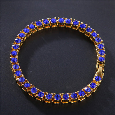 Pulsera Hip Hop Diamante Iced Out Cadena Tenis Zirconia Brillante - Image 4