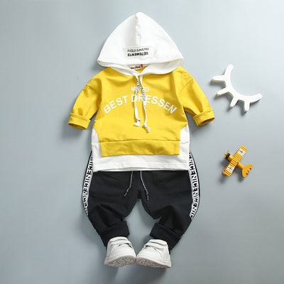 Sudadera con capucha estampado letras para niño - Image 33