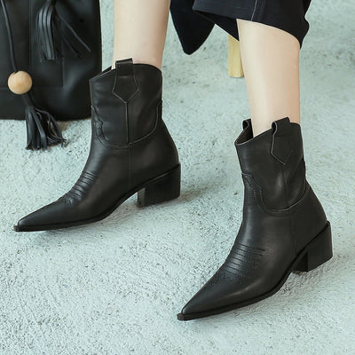 Botas de Tacón Alto con Punta Afilada - Image 4