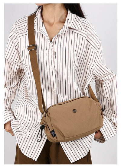 Bolso Bandolera Multicompartimento Nylon Ligero para Mujer - Viajes y Uso Diario - Image 31