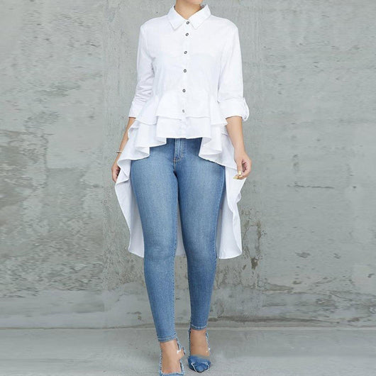 Camisa con Bajo Irregular - Image 5