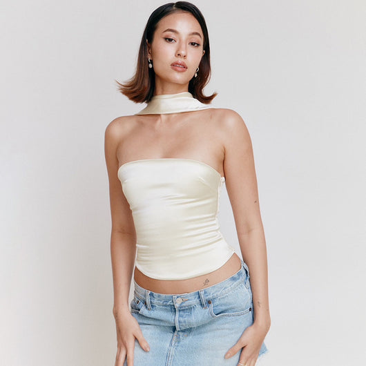 Blusa Elegante Multiescote Ajustada para Mujer - Image 5