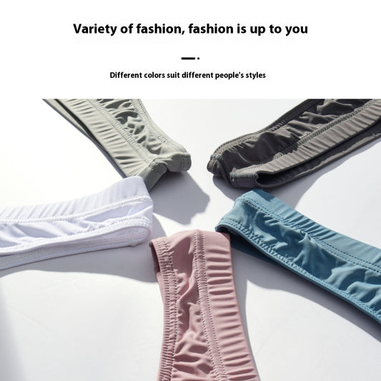 Bóxer Transparente de Seda Helada Talla Grande para Hombre - Image 2