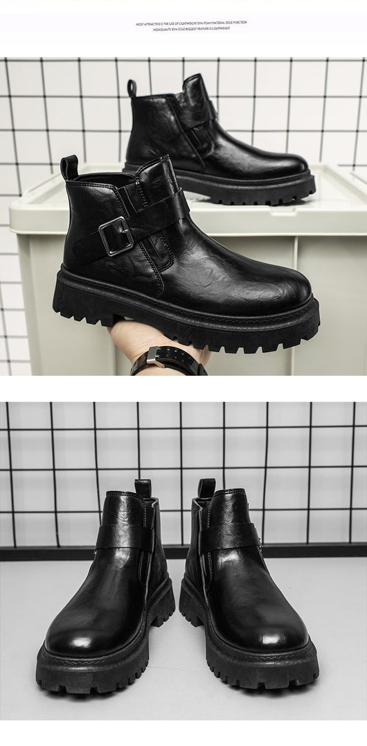 Botas Martin de Cuero PU Impermeables para Exteriores - Image 10
