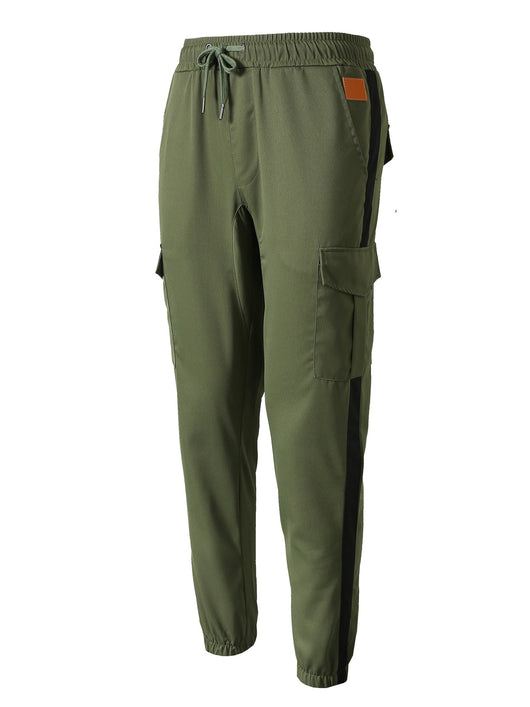 Pantalones Deportivos Casuales de Corte Recto con Costuras Otoñales - Image 16