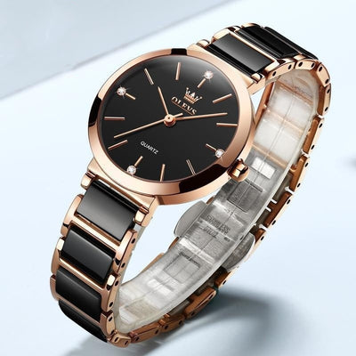 Reloj de Lujo para Mujer con Movimiento de Cuarzo y Resistencia al Agua - Image 4