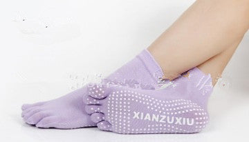 Calcetines de Yoga con Dedos Separados - Algodón Premium con Masaje y Estampado - Image 16