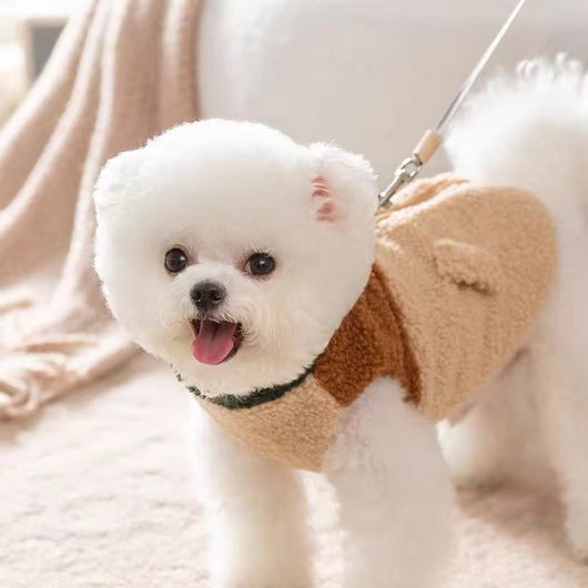 Chaleco Térmico de Rayas para Perros con Tracción Ajustable - Image 4