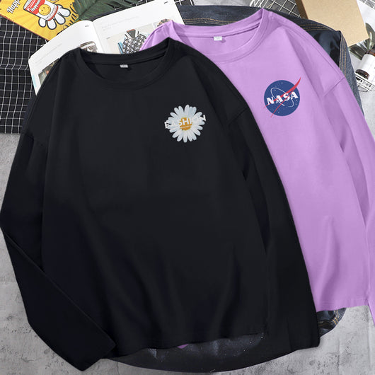Camiseta de Algodón de Manga Larga para Mujer - Image 32