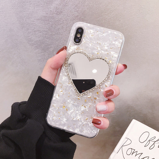 Funda para Celular con Patrón de Concha y Lámina Dorada - Image 10