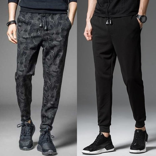 Pantalones casuales con cordón para hombre - Image 3
