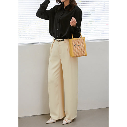 Pantalones Rectos Cintura Alta para Mujer - Diseño Ejecutivo Versátil - Image 6