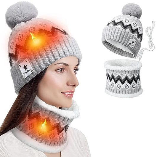 Set Térmico USB: Gorro, Bufanda y Guantes Calefactables - Image 7