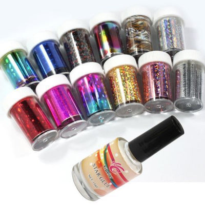 Stickers de Decoración para Uñas Estrellas Brillantes con Adhesivo - Image 9