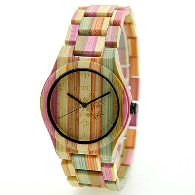 Reloj de Madera Bambú con Movimiento Dinámico - Image 3
