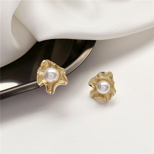 Aretes de Perla Huevo Pochado