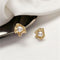 Aretes de Perla Huevo Pochado
